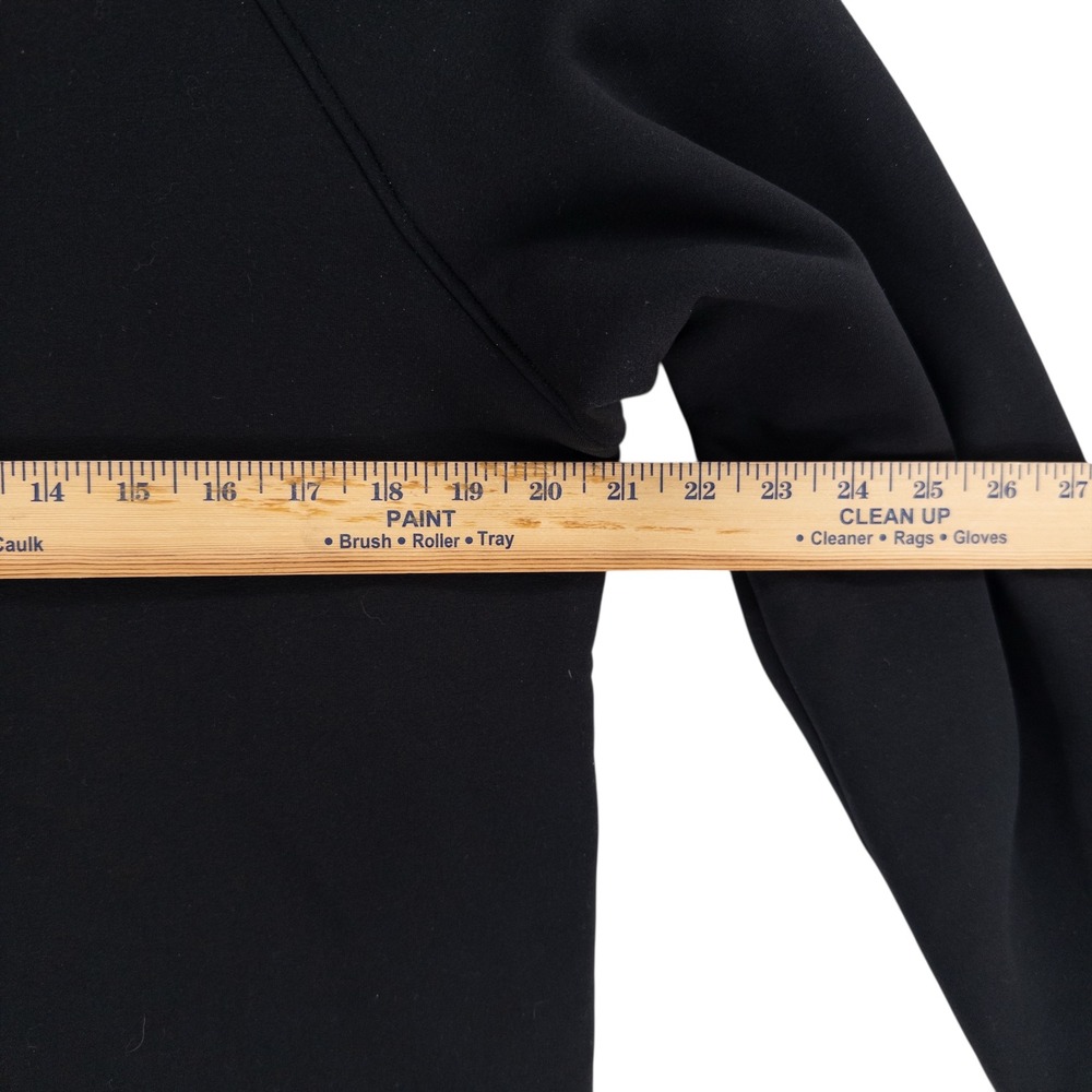 Eddie Bauer Mens Medium First Ascent Fleece Pullover Black Quarter Zip Jacket - Picture 4 of 8